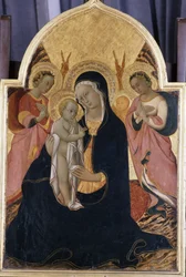 Madone et Enfant avec deux anges